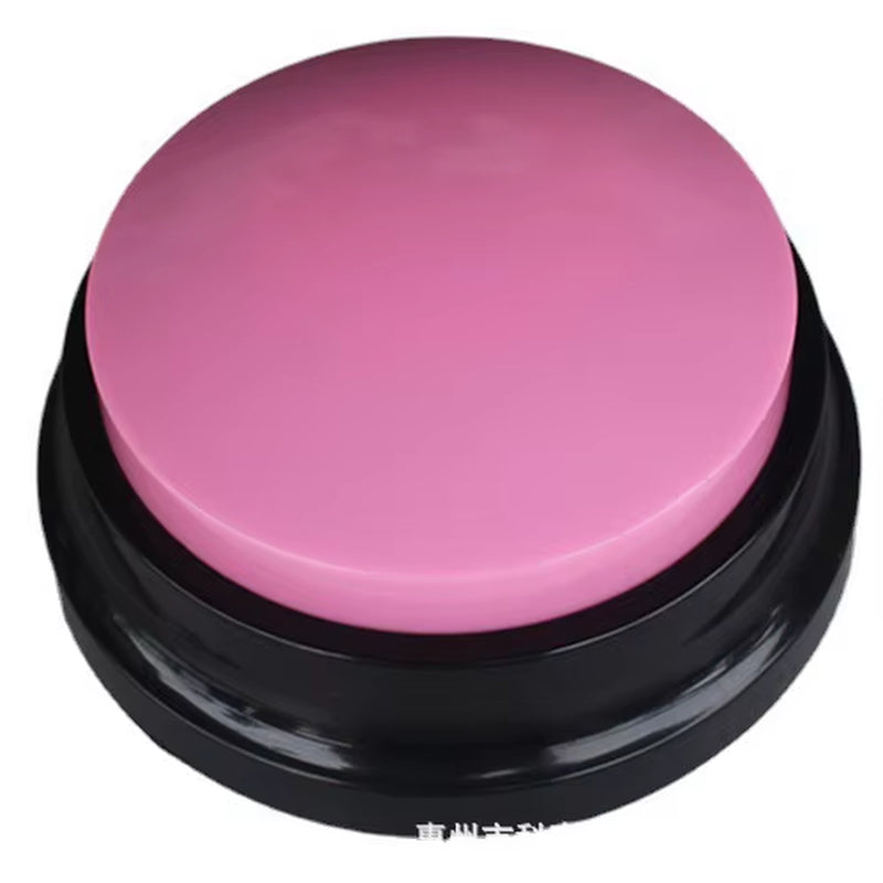 Pet Button Color Voice Recording Button, Dog Buttons for Communication Pet Training Buzzer, 30 Second Record